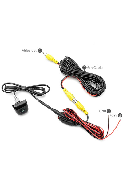 Choice3 12 V CCD LG Car reversing camera, dynamic guide line, screw type AHD ...
