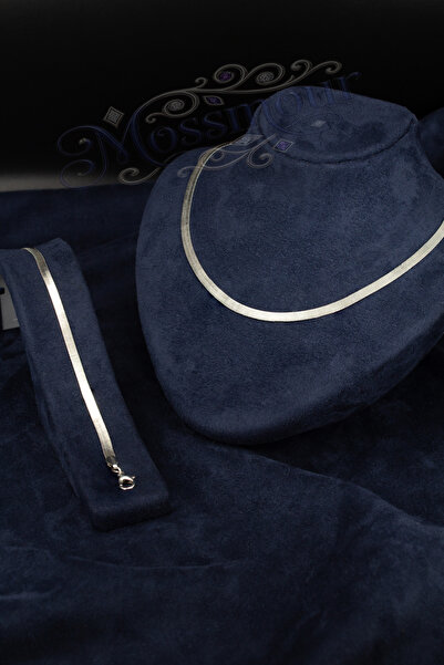 MOSSMOUR İtalyan Tarzı Zirkon Taşlı Kolye Bileklik Set Özel Gün Düğün Nişan T...