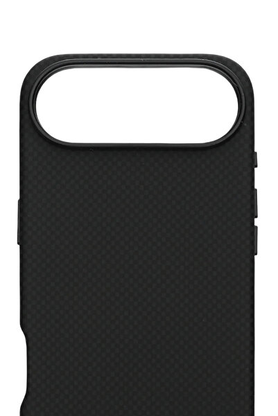 PiyasaSepeti غطاء كربون ويف ماجسيف لآيفون 17 إير ساف كربون أسود