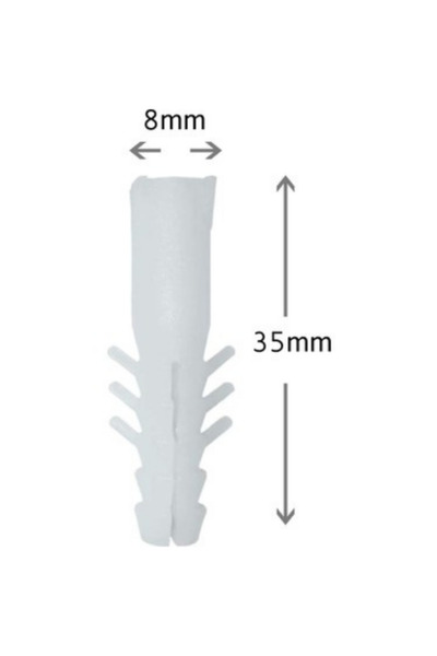 GNS Plastik DÜBEL 8MM 100 Adet