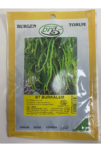 BT Burkalem Kıl Tatlı Biber Tohumu 10 gram