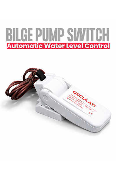 OSCULATI مفتاح عائم لمضخة تصريف المياه الأوتوماتيكية 12/24 فولت 20 أمبير، مفت...