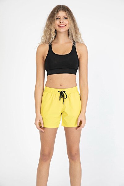 C&City Ženske kupaće šortseve Sa likrom C1813 žute