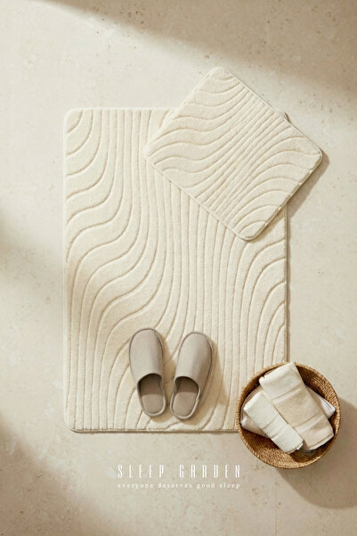 Sleep Garden Calma Bathroom Mat Set Non-Slip 60X100 cm + 40X60 cm