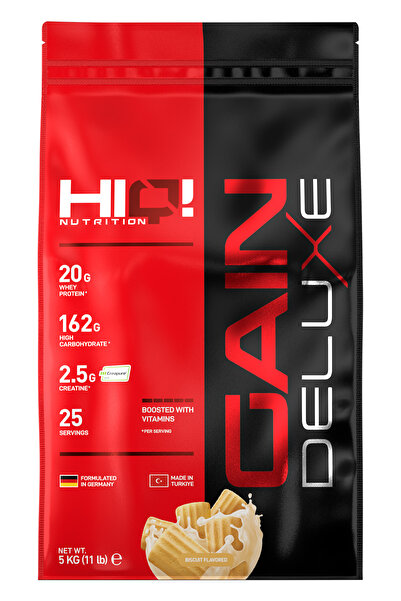 HIQ NUTRITION Hıq Gaın Deluxe 5 Kg BISCUIT FLAVORED