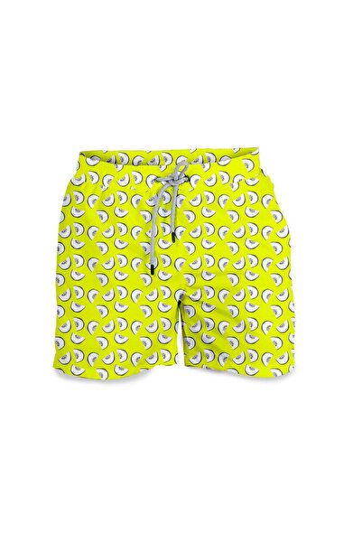 C&City Pantaloni scurți de baie hawaiani pentru bărbați K-09