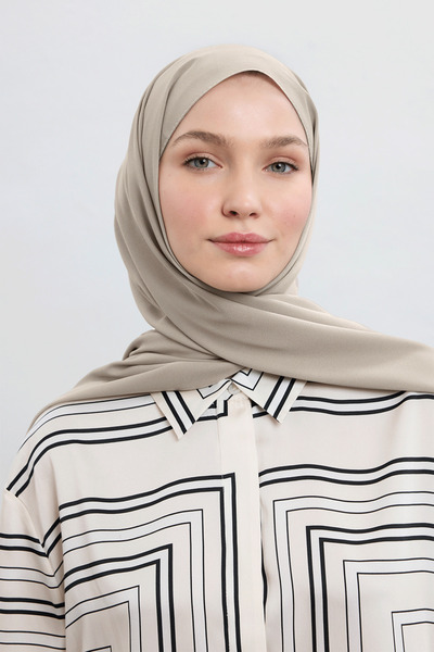 Qef Daily Krep Şal Bej