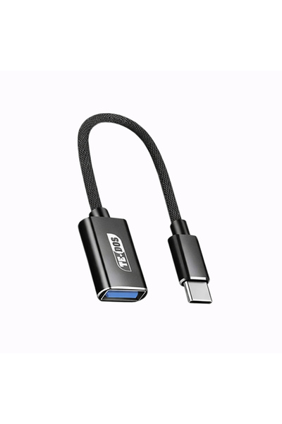 Coverzone USB 3.0 Type-C OTG Adaptör Kablosu 24cm Flash Disk Mouse Klavye Tel...