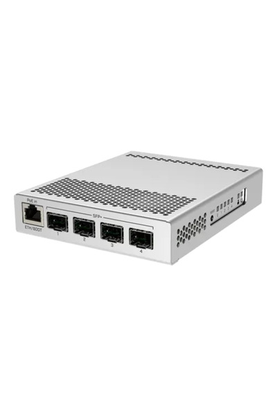 MIKROTIK Switch inteligent, 1 x Gigabit, 4 x SFP+ 10Gbps - CRS305-1G-4S+IN
