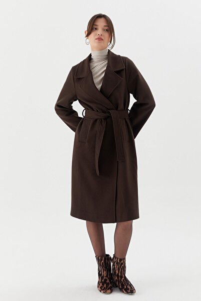 Shopping Shop Palton lung cu curea MARO