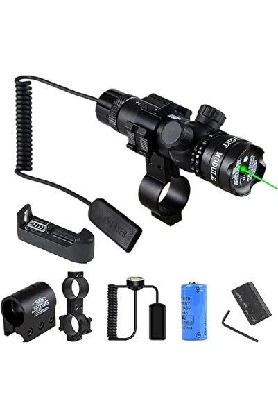 Genel Markalar LUXNOVAQ Taktik Ayarlanabilir Yeşil Lazer Sight Dot 532nm Ray ...