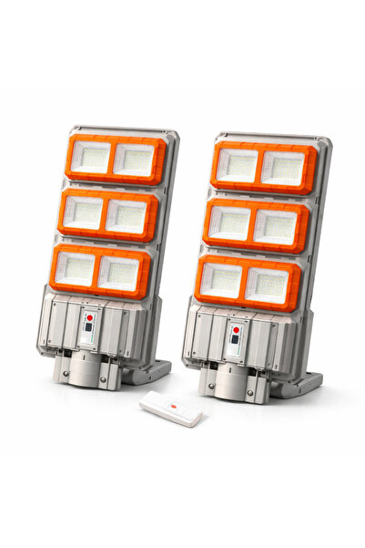 OEM Συσκευασία 2x Ηλιακών Φωτιστικών Δρόμου PREMIUM LED 3000W