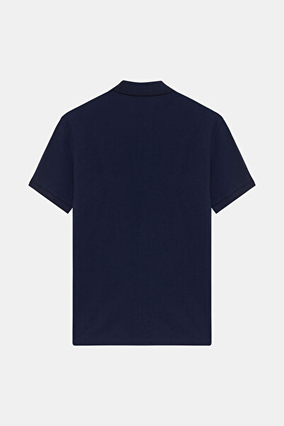 W Collection LACİVERT STANDART KALIP POLO YAKA T-SHİRT