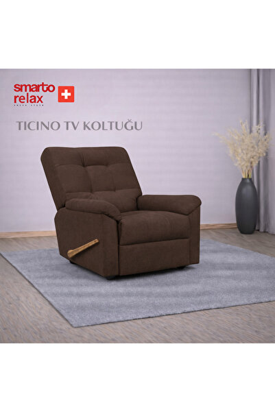 Smarto relax Ticino Manuel Mekanizmali Sırt Dayama Ergonomik TV Koltuğu Berje...