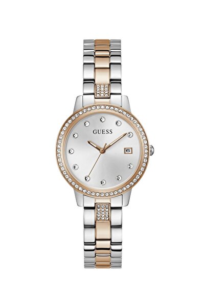 Guess 2-Tone Quartz Analog Recycled Steel Watch