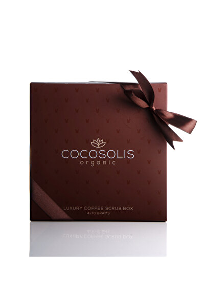 Cocosolis cutie de lux pentru scrubul de cafea