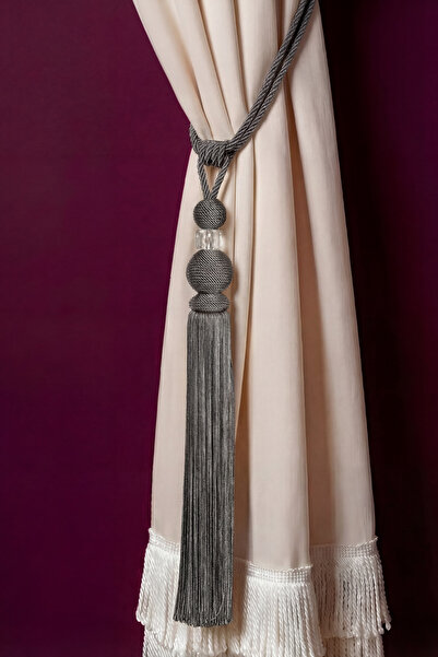 MEFAKS TEKSTİL Akrilik Küplü Kordon Sarım Braçol-Antrasit