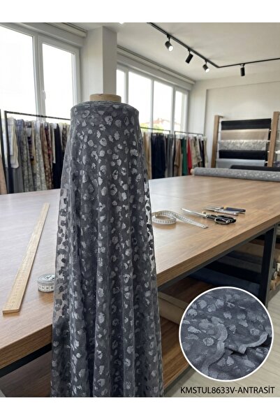 LEVENT ÖZEL Raşel Jakar Desenli Tül Perdelik Kumaş 100en300boy