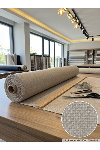 LEVENT ÖZEL Armül Keten Efektli Perdelik Kumaş 100x300