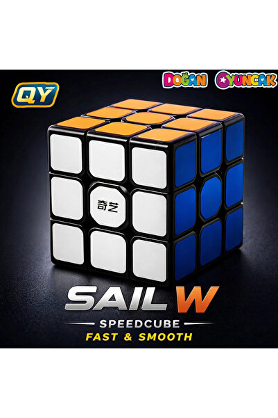 Doğan Oyuncak Dünyası Qiyi Sail علاج الذكاء الأصلي - مكعب روبيك - مكعب السرعة...