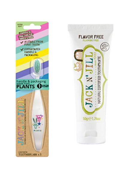 Jack N'Jill Jack N Jill Doğal Diş Bakım Seti (Bunny&Koala Diş Fırçası + Aroma...