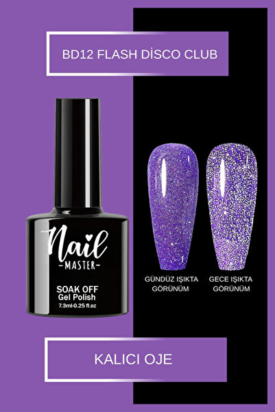 Nail Master Kalıcı Oje Bd12 Flash Disco Club Serisi 7,3ml