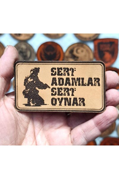 Seyhan Askeri Malzeme SERT ADAMLAR SERT OYNAR Deri PEÇ - Arma - Askeri Patch