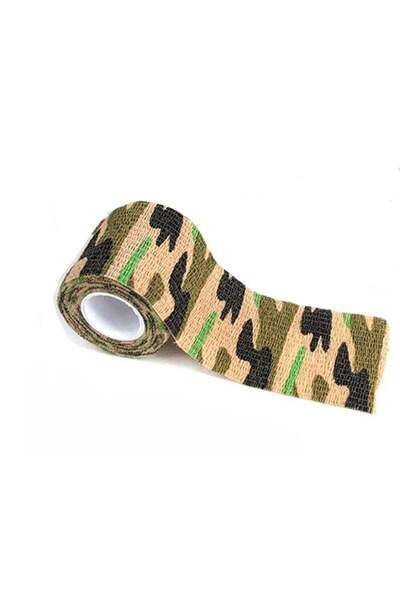 Seyhan Kamuflaj Bant 5 cm x 4,5 Mt Su Geçirmez Elastik Bandaj-No:6