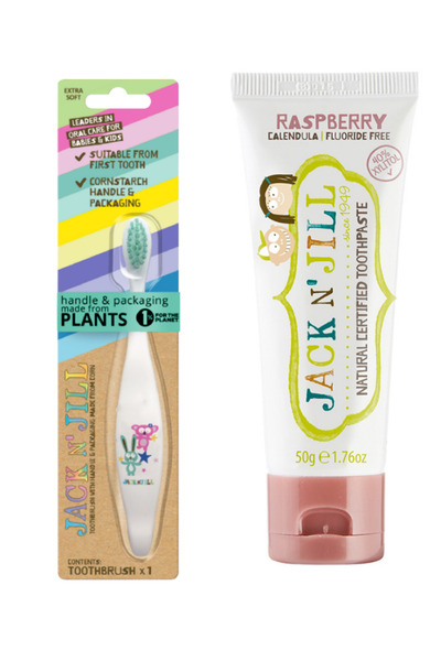 Jack N'Jill Jack N Jill Doğal Diş Bakım Seti (Bunny&Koala Diş Fırçası + Ahudu...