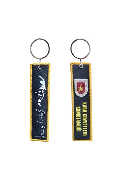 Seyhan Askeri Malzeme Kara Kuvvetleri Nano Örme Anahtarlık - Kumaş Anahtarlık