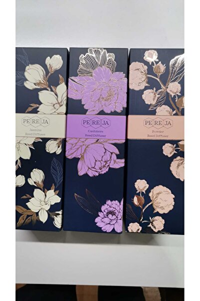 Pereja Çubuklu Oda Kokusu 100 Ml Pudra & Kaşmir & Yasemin 3 ' Lü Set