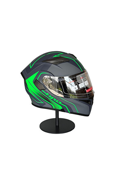 scharf 902 Çene Açılır Motosiklet Kaskı – Güneş Gözlüklü (Şeffaf Vizörlü) AZ ...