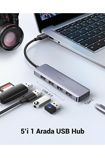 Ugreen 4 Portlu USB 3.0 Hub USB Çoklayıcı Adaptör, 50985