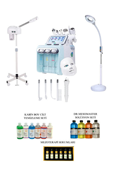 HYDRACOLOR Toplam 9 Fonksiyon Hydrafacial Vapozon Buhar (AMERİKAN CİLT BAKIM ...