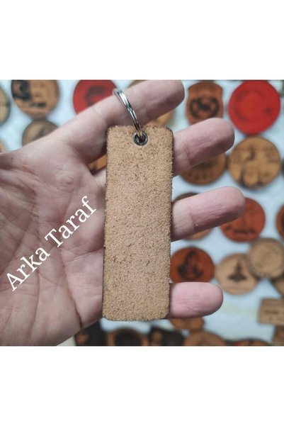 Seyhan Askeri Malzeme Special Forces Command Leather Keychain - Emblem - Leather Key Holder