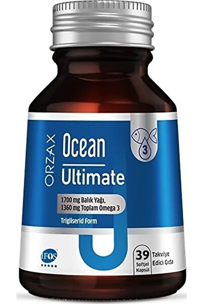 Orzax أوشن ألتيميت زيت السمك 1700 مجم 39 كبسولة هلامية