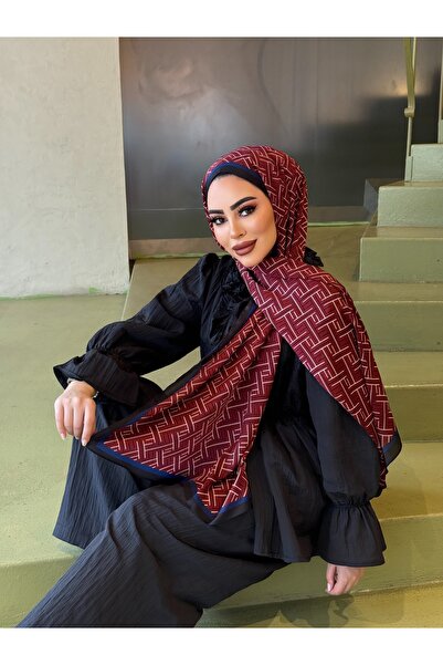 tomrisboutique Luxury Voile Silk Shawl Hijab Foulard Scarf Shawl F Pattern 70...