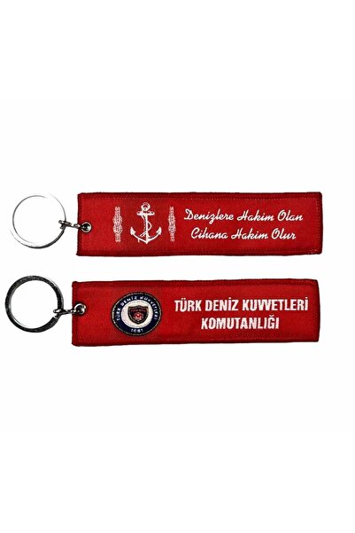 Seyhan Askeri Malzeme Deniz Kuvvetleri Nano Örme Anahtarlık - Kumaş Anahtarlık