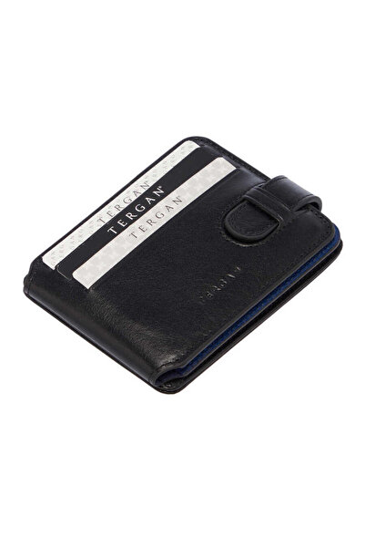 Tergan Black Genuine Leather Men's Wallet - S1Ce00001658-K1B