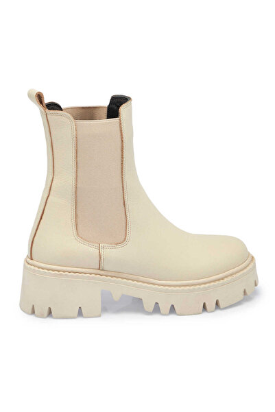 Tergan Bej Hakiki Deri Kadın Casual Bot - K24K1BT67622-B19