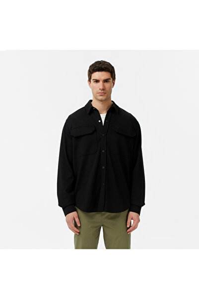 Lacoste Erkek Regular Fit Siyah Gömlek