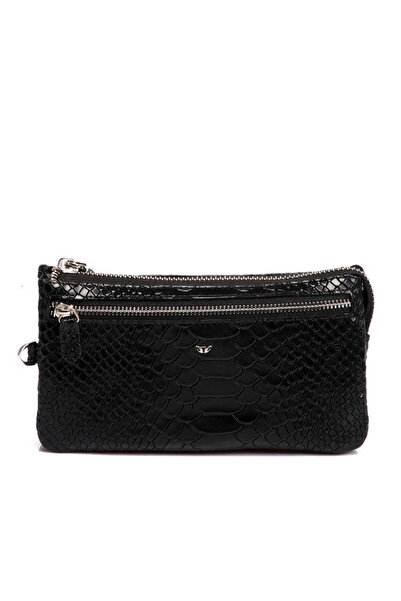 Tergan Μαύρη ανδρική τσάντα χαρτοφυλακίου από γνήσιο δέρμα - S1PC00001605-B61