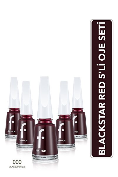 Flormar Blackstar Red 5'li Oje Seti
