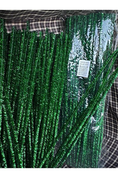 Mutkin Yeşil Simli Renk Şönil RENK KOD B006 🌷 El İşi, Hobi ve Çiçek Yapım Te...