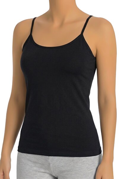 Öts Ženska majica bez rukava sa užadnim naramenicama (%96 P Pamuk - %4 E Elastan