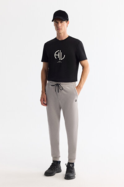 Avva Muške trenerke sa elastičnim vezanjem i 3 niti, povišene, standardnog kr...