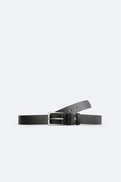 Avva Curea neagră clasică cu cataramă pentru bărbați A51Y9302