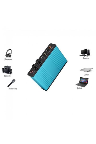 KEEPRO USB Optical Sound Card External Optical Sound Card USB 6 Channel Sound Card