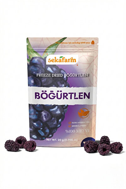 yöresel شيبس التوت الأسود المجفف بالتجميد من سيكافارم 20 جرام - رقائق فواكه م...