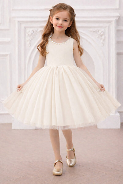 nsmkidslife Devojčica haljina sa perlicama, ljubičasti model, rođendan, diplo...